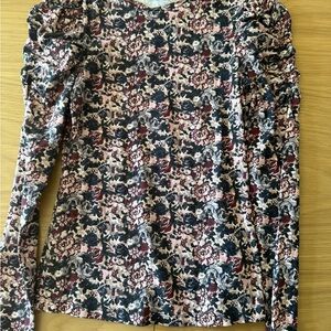 & Other Stories Floral Ruched Sleeve Top - Never been worn